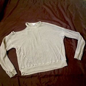 Splendid cold shoulder sweatshirt